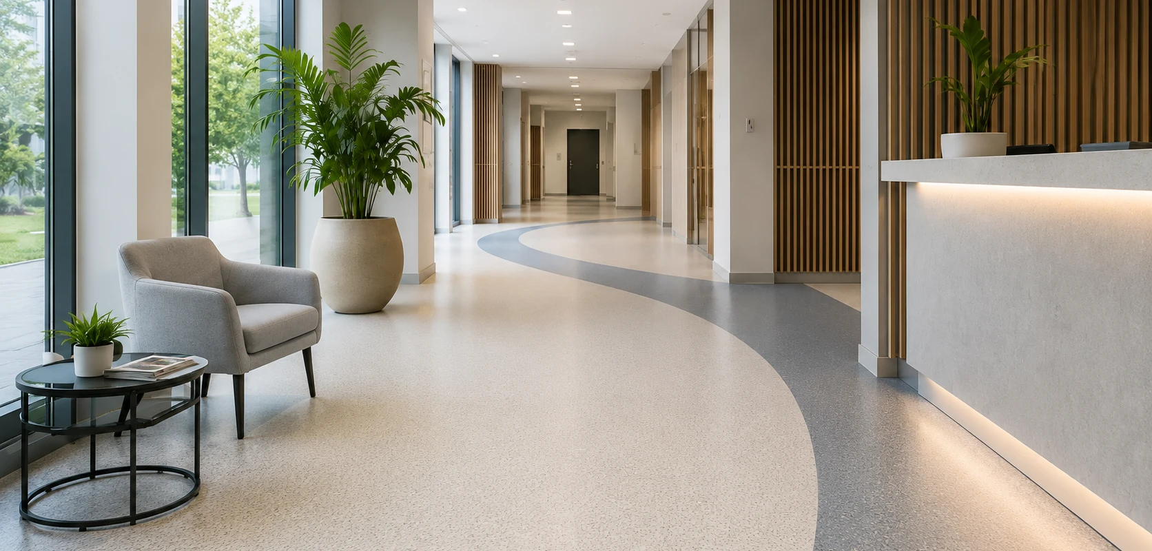 Wykładziny PVC showroom